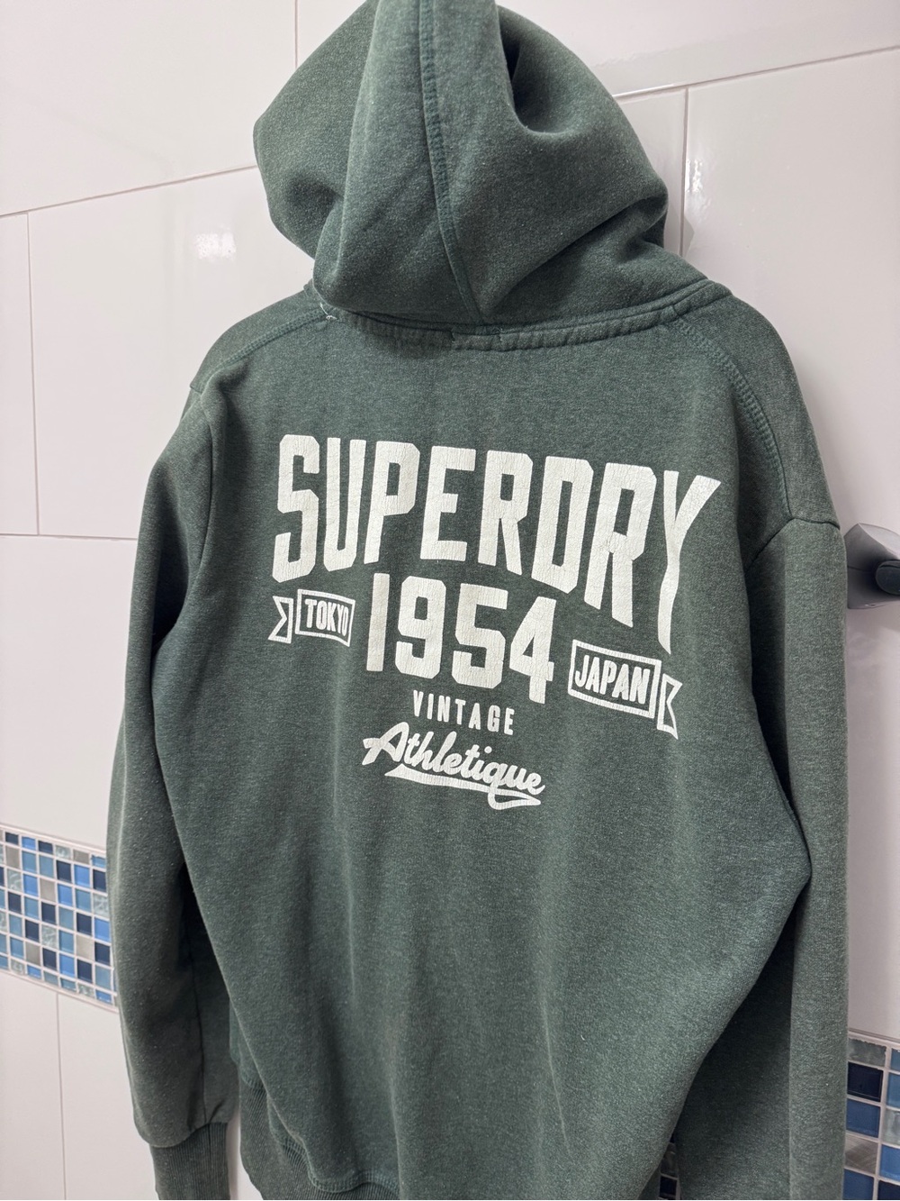 Superdry Olive Green '1954 Vintage Athletique' Hoodie